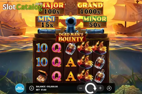 Скрин2. Dead Man's Bounty слот