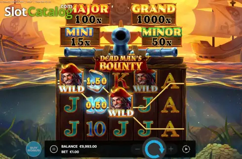 Скрин3. Dead Man's Bounty слот