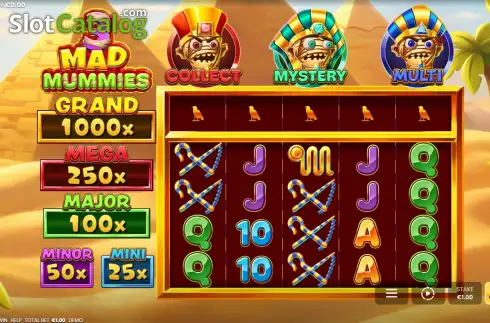 Скрин2. 3 Mad Mummies: Hold & Win слот