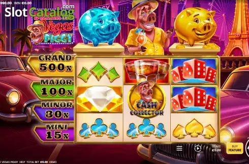 Скрин2. Break the Vegas Piggy слот