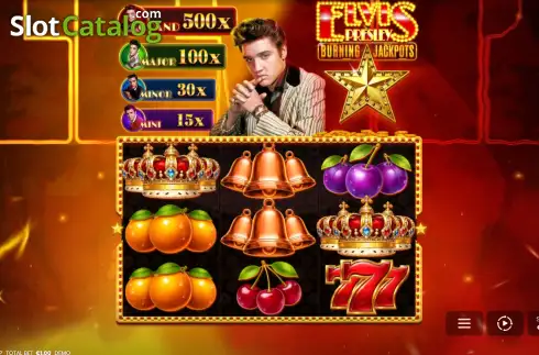 Скрин2. Elvis Presley: Burning Jackpots слот