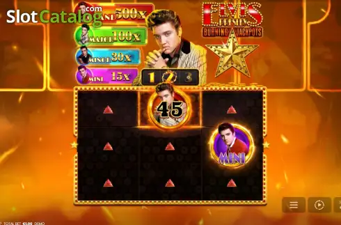 Скрин3. Elvis Presley: Burning Jackpots слот