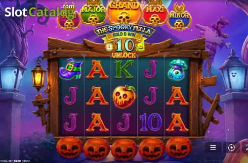 Скрин2. The Spooky Fella: Hold & Win слот