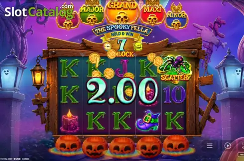 Скрин3. The Spooky Fella: Hold & Win слот