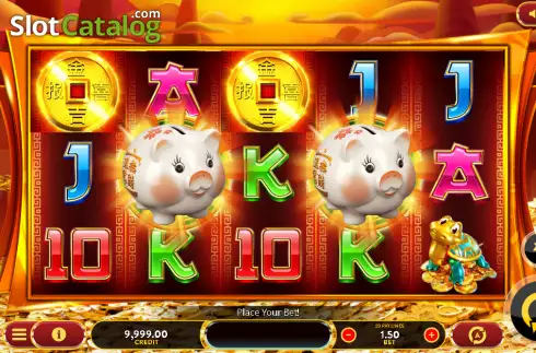 Скрин2. Kings Piggy Gold слот