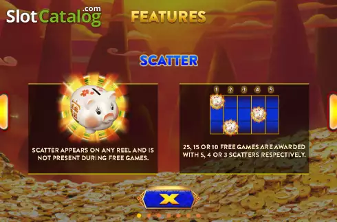 Скрин5. Kings Piggy Gold слот
