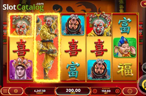 Скрин4. Monkey King Opera слот