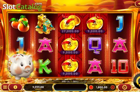 Скрин2. Kings Piggy Bank слот