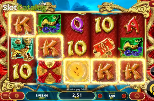 Скрин4. Dragons Legend (OneGame) слот