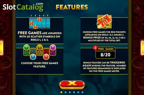 Скрин5. Dragons Legend (OneGame) слот