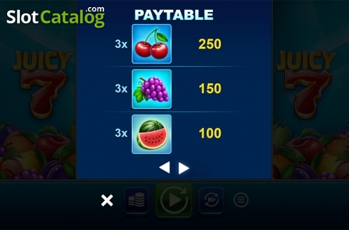 Скрин7. Juicy 7 слот
