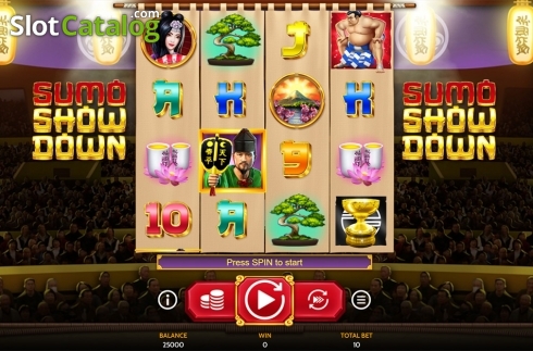 Скрин2. Sumo Showdown слот