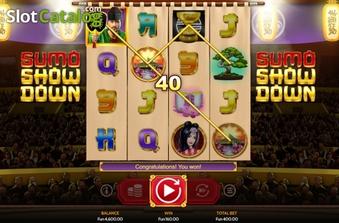 Скрин3. Sumo Showdown слот