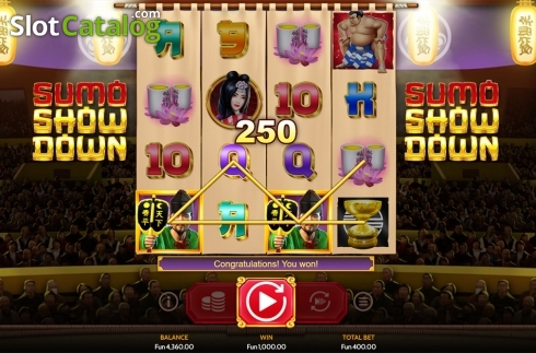 Скрин4. Sumo Showdown слот