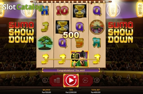 Скрин5. Sumo Showdown слот