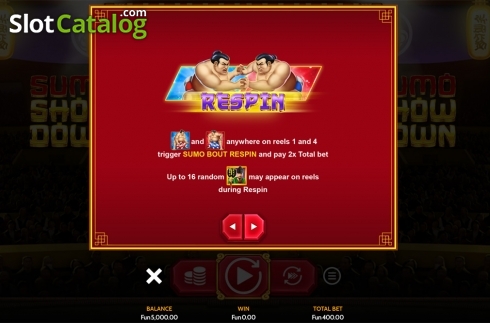 Скрин9. Sumo Showdown слот
