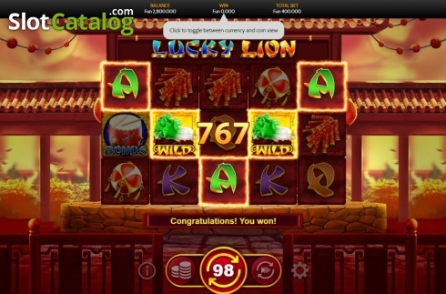 Скрин4. Lucky Lion (OneTouch) слот