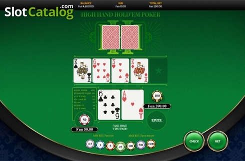 Скрин4. High Hand Holdem Poker(OneTouch) слот