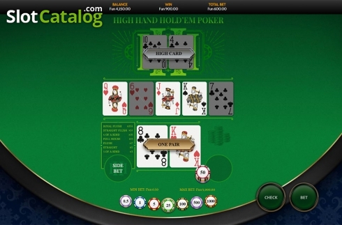 Скрин7. High Hand Holdem Poker(OneTouch) слот