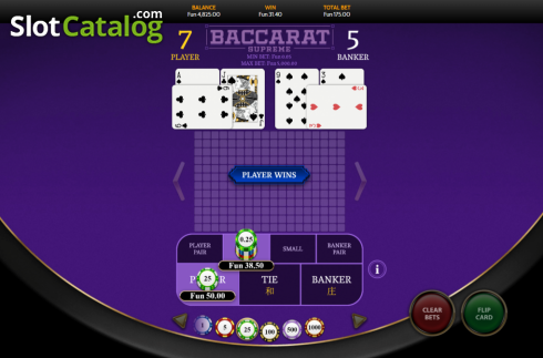 Скрин3. Baccarat Supreme слот