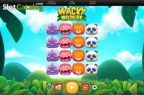 Скрин2. Wacky Wildlife слот