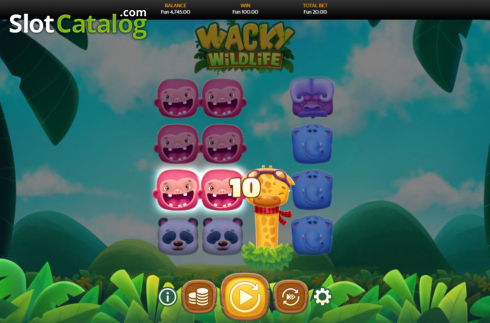 Скрин4. Wacky Wildlife слот