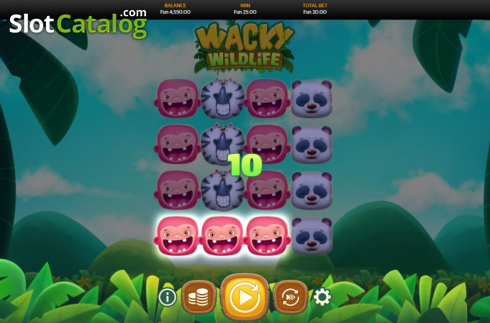 Скрин5. Wacky Wildlife слот