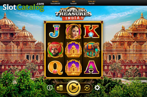 Скрин2. Traveling Treasures – India слот