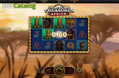 Скрин3. Traveling Treasures Africa слот