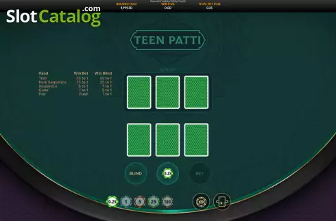 Скрин2. Teen Patti (OneTouch) слот