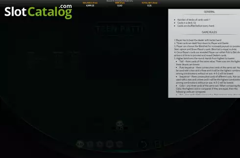 Скрин5. Teen Patti (OneTouch) слот