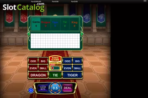 Скрин2. King Dragon Tiger слот