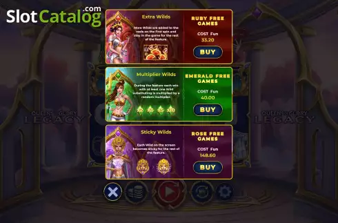 Скрин8. Queen of Glory Legacy слот