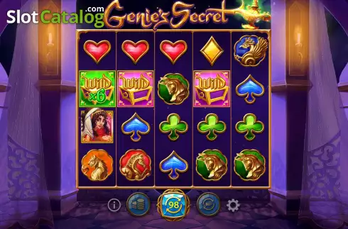 Скрин9. Genie's Secret слот
