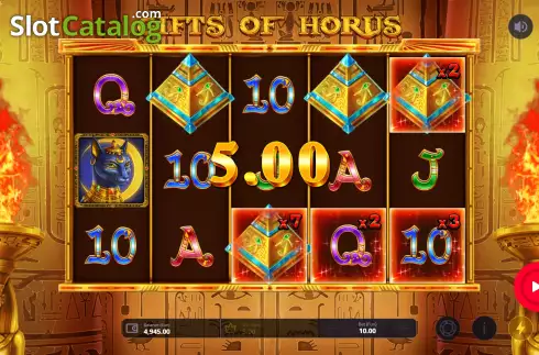 Скрин6. Gifts of Horus слот