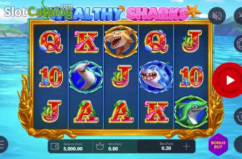 Скрин2. Wealthy Sharks слот