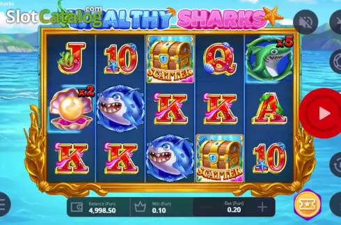 Скрин3. Wealthy Sharks слот