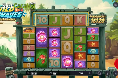 Скрин2. Wild Waves Megaways слот