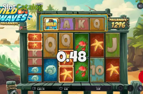 Скрин3. Wild Waves Megaways слот
