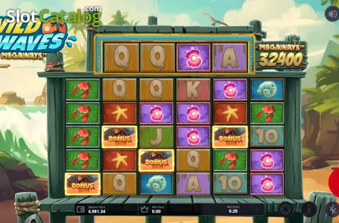 Скрин4. Wild Waves Megaways слот
