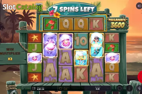 Скрин6. Wild Waves Megaways слот