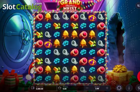 Скрин2. Christmas Grand Heist Feature Buy слот