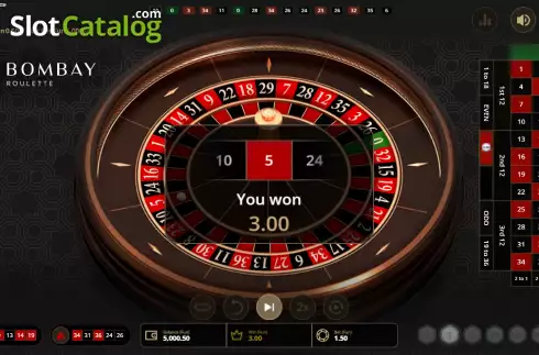 Скрин3. Bombay Roulette слот