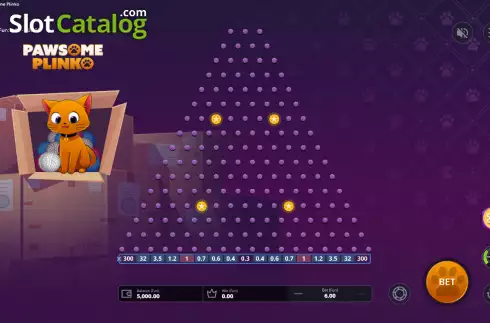 Скрин2. Pawsome Plinko слот