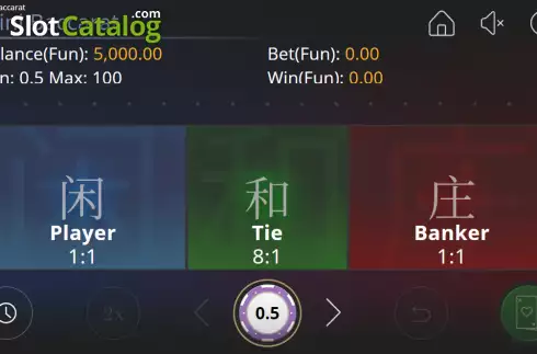 Скрин2. Mini Baccarat (OneTouch) слот