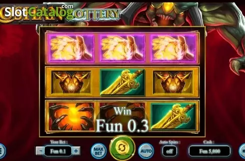 Скрин3. Roshan Lottery слот