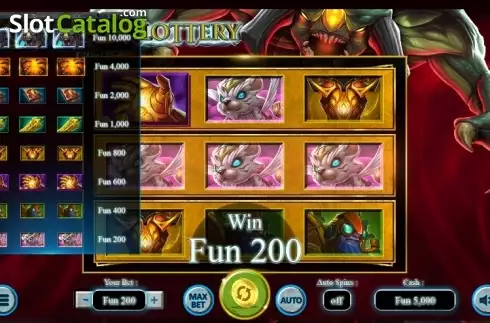 Скрин4. Roshan Lottery слот