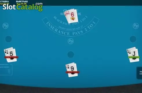 Скрин4. Satoshi Blackjack Perfect Pairs слот