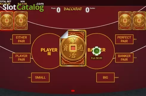 Скрин2. Satoshi Baccarat Super Squeeze слот