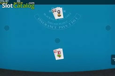 Скрин4. Satoshi Classic Blackjack слот
